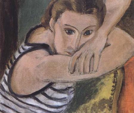 Henri Matisse The Blue Eyes (mk35) china oil painting image